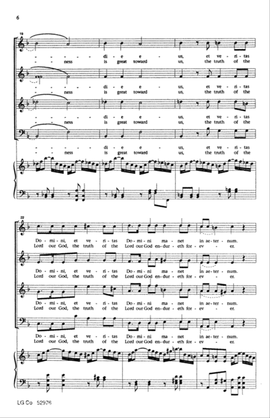 Laudate Dominum Omnes Gentes Choir scores gallery preview page 4