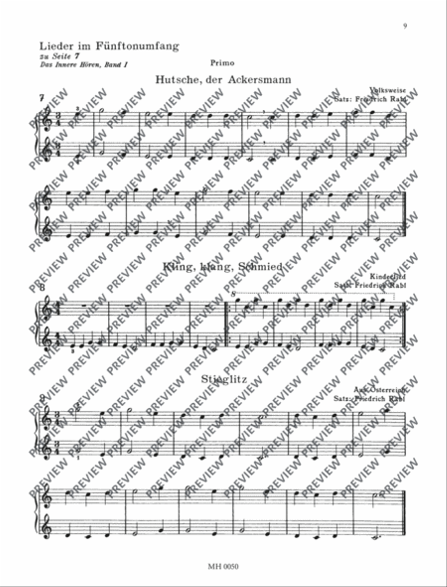 Das innere Hören Das innere Hören Piano Solo scores gallery preview page 10