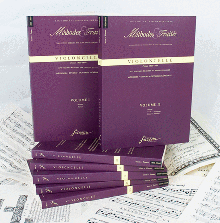 Methodes and Traites Violoncelle - 7 Volumes - France 1800-1860
