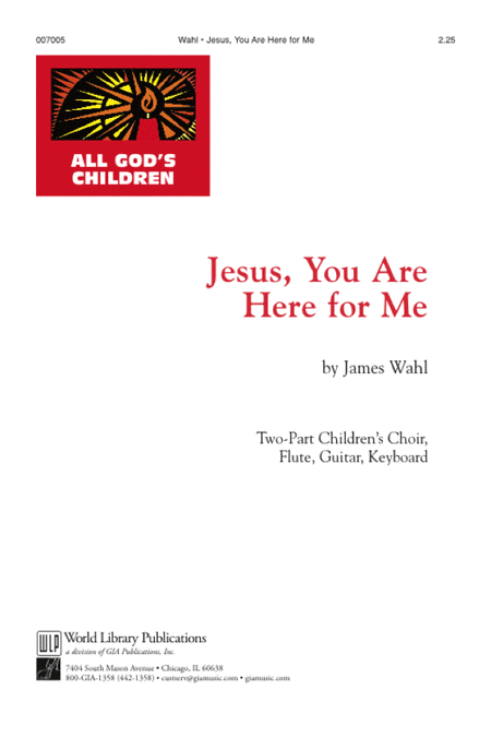 Jesus, You Are Here for Me