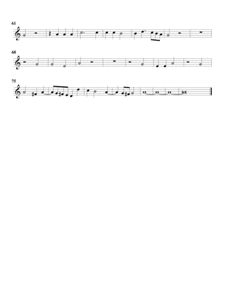 L'amye a tous (arrangement for 5 recorders)