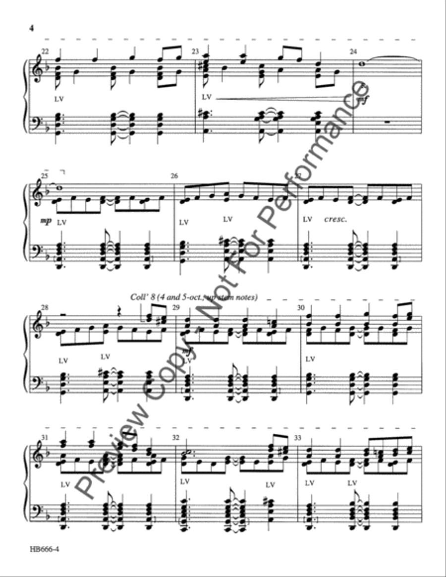 To Mock Your Reign, O Dearest Lord 5-Octaves scores gallery preview page 4