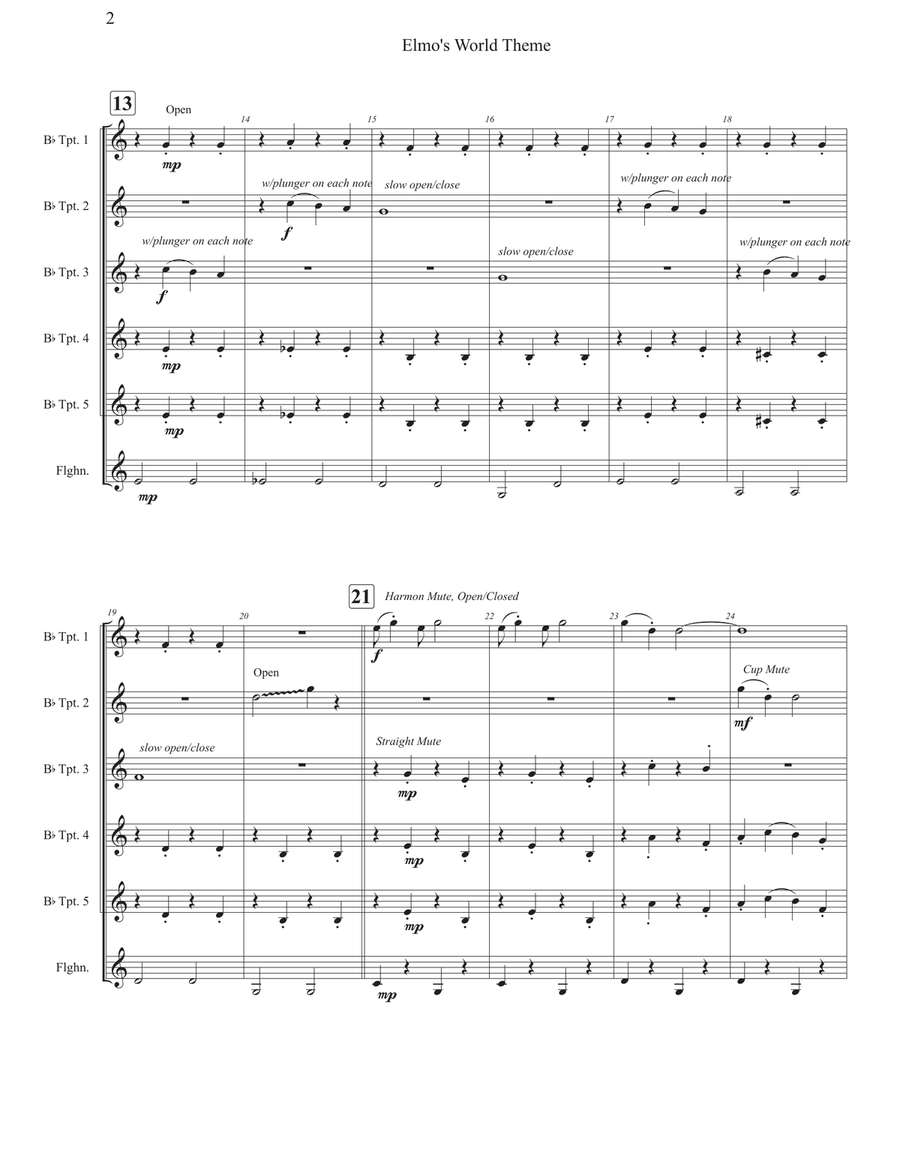 Elmo's World Small Ensemble scores gallery preview page 2