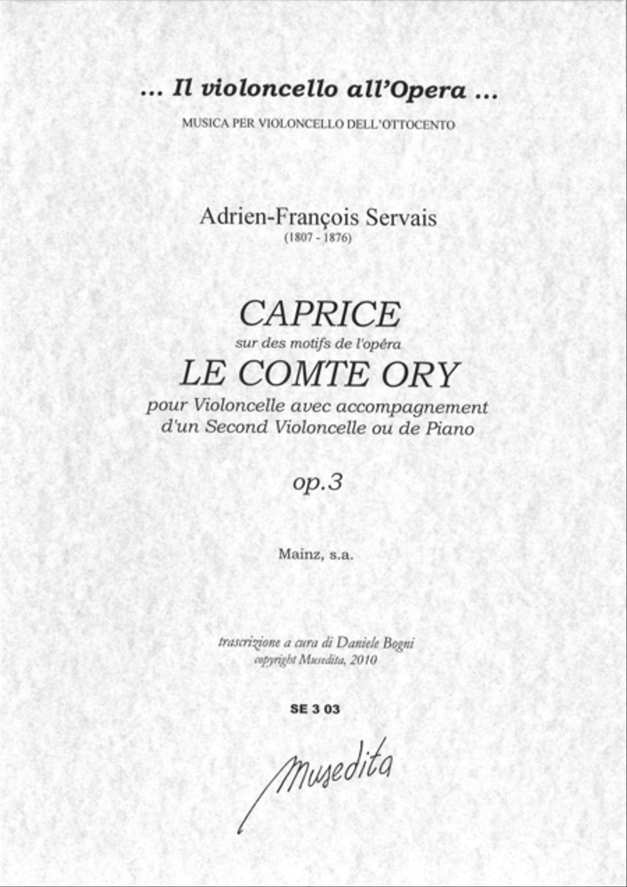 Caprice sur des motifs de l'opera 