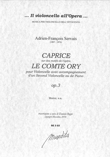 Caprice sur des motifs de l'opera "Le comte Ory" op.3 (Mains, s.a.)