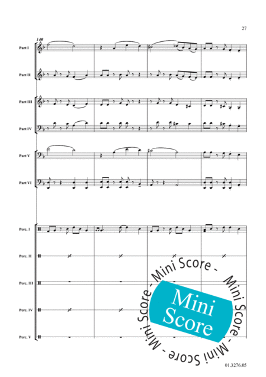 Festivo! Festivo! Concert Band scores gallery preview page 31