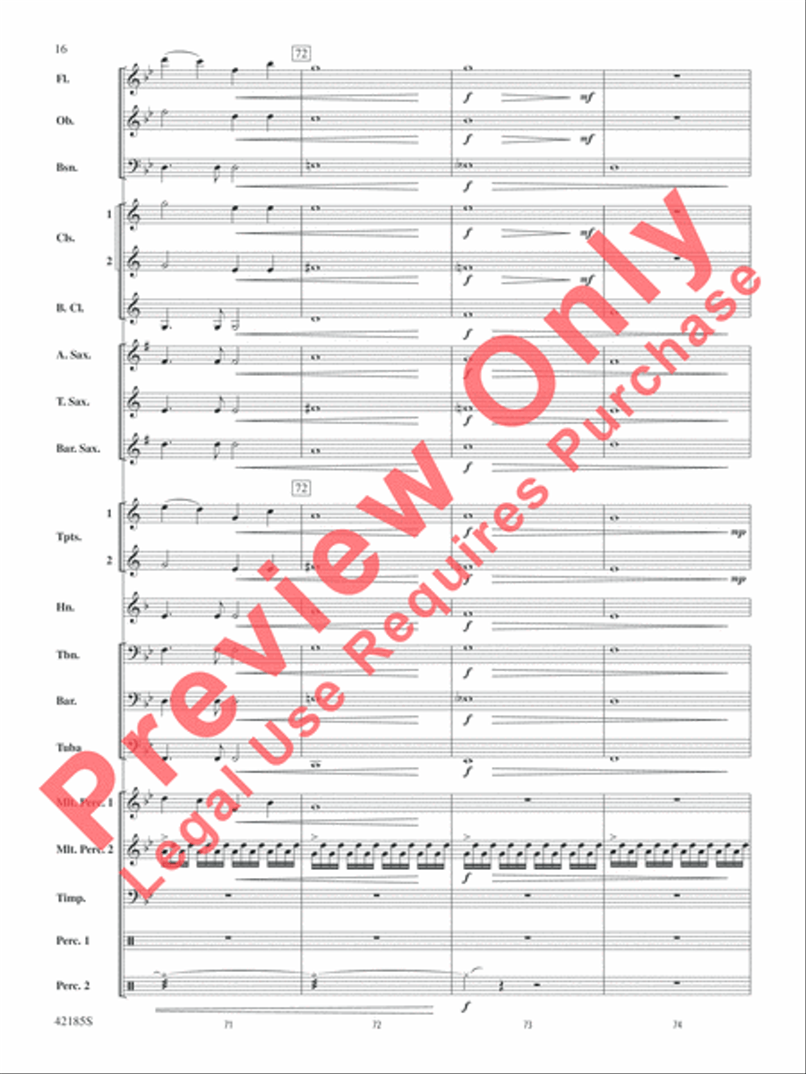 Man of Steel, Selections from Concert Band scores gallery preview page 17