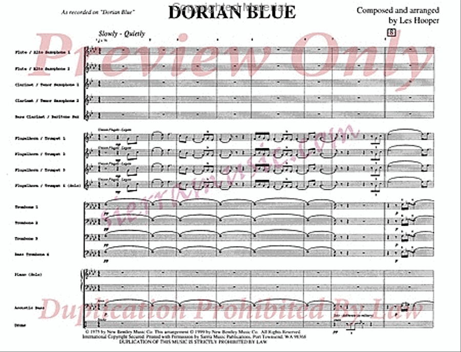 Dorian Blue Big Band scores gallery preview page 2