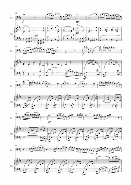 Breval Cello Concerto No. 2 for Cello and Piano image number null