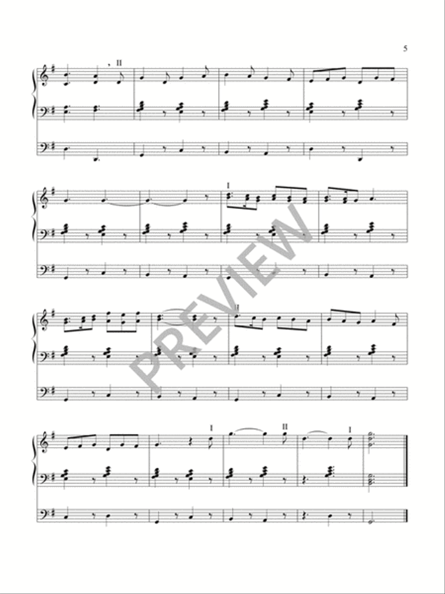 Six Organ Preludes on Hymntunes by Marty Haugen, Jeremy Young, and Skinner Chavez-Melo Organ scores gallery preview page 7