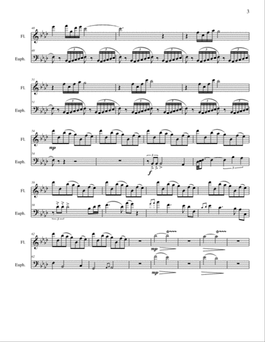 Landscapes Flute scores gallery preview page 3