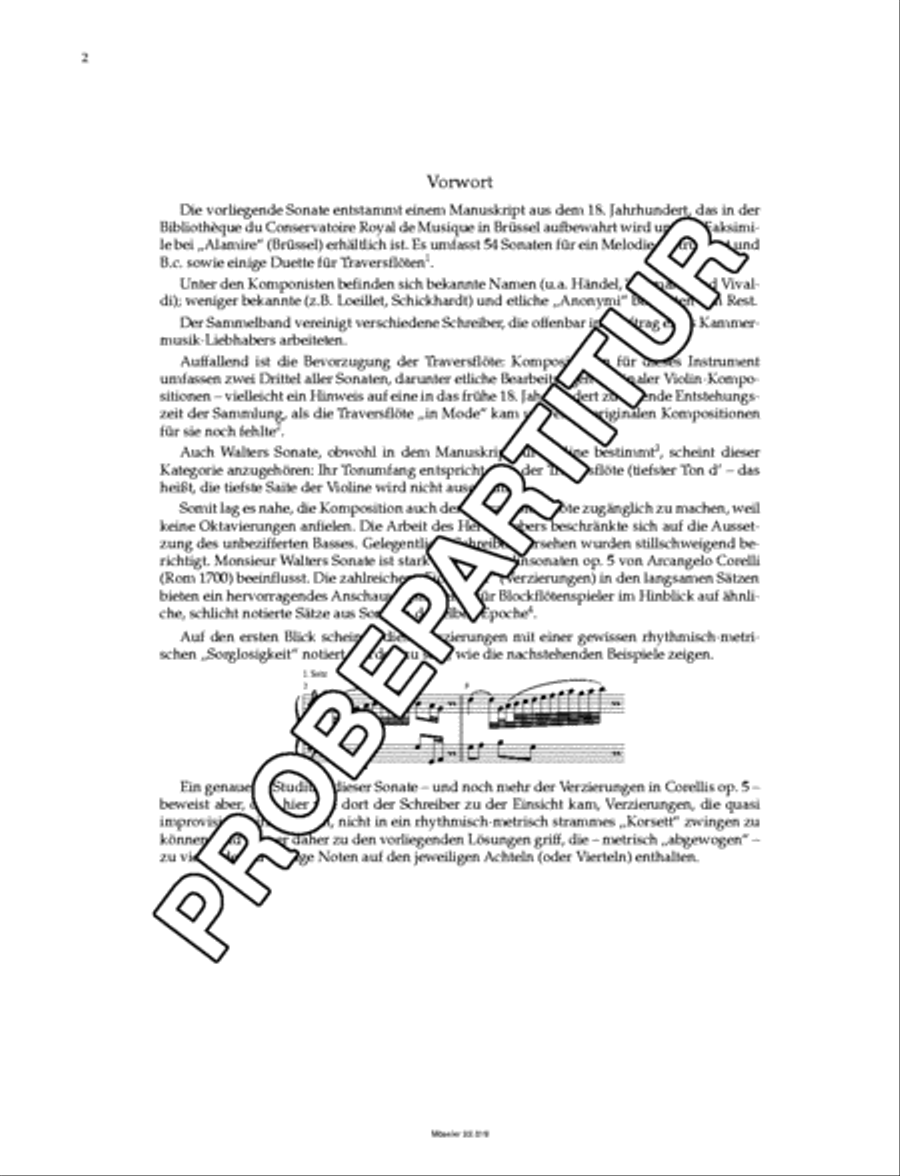 Sonata G major Soprano Recorder scores gallery preview page 3