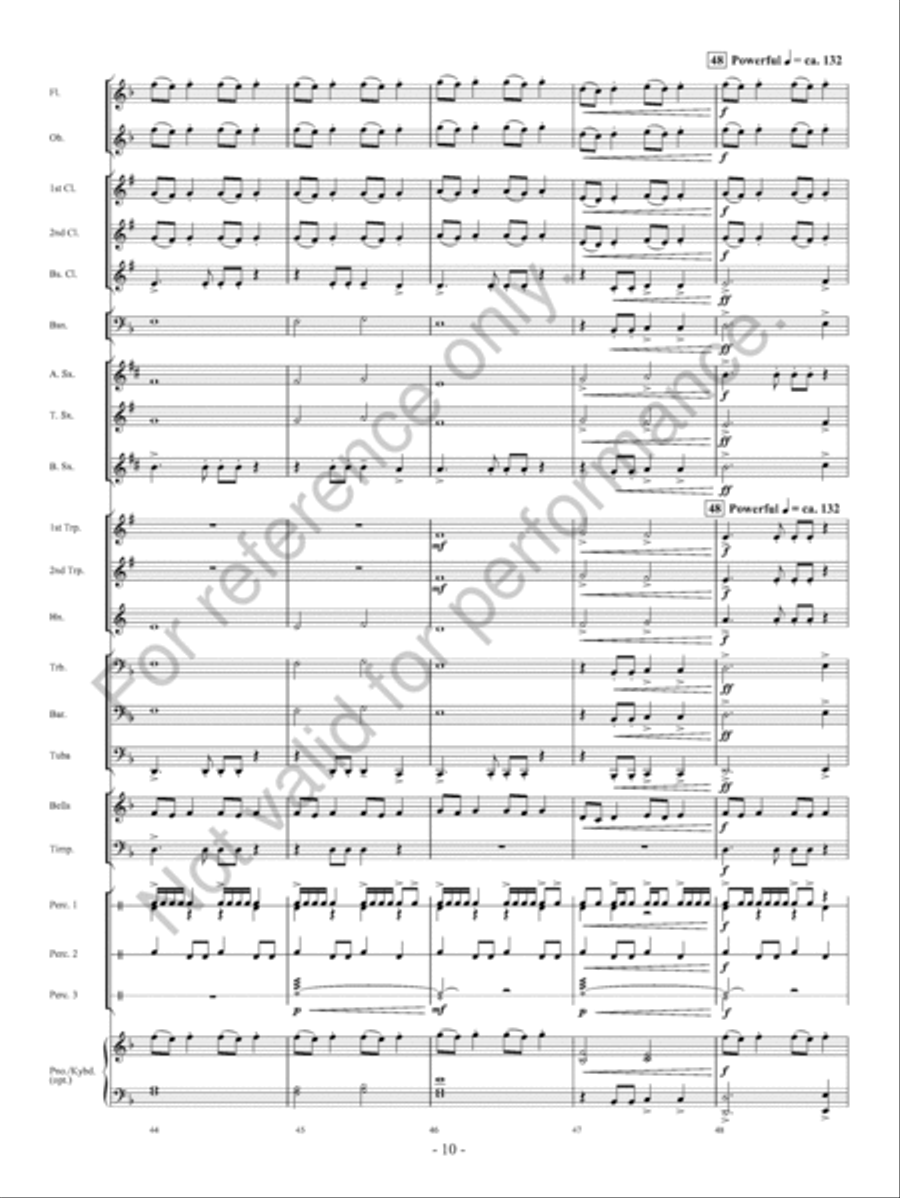 Apophis Apophis Concert Band scores gallery preview page 11