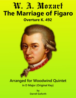 Book cover for Mozart: Overture to "The Marriage of Figaro" for Wind Quintet