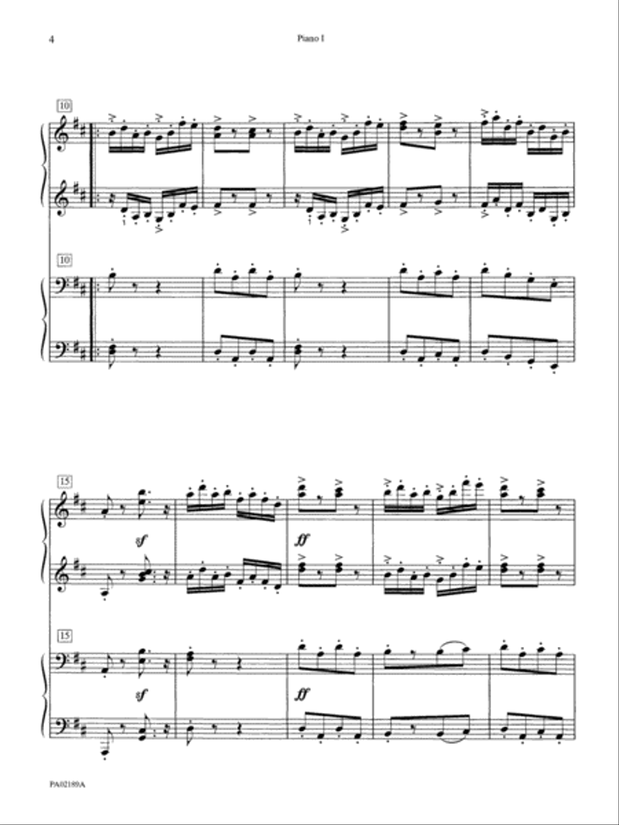 Pomp and Circumstance (Military March No. 1 in D Major) Small Ensemble scores gallery preview page 3