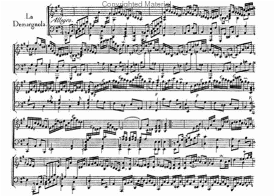 Harpsichord pieces - Organ Journals no.s 3, 7 and 12 Harpsichord scores gallery preview page 2
