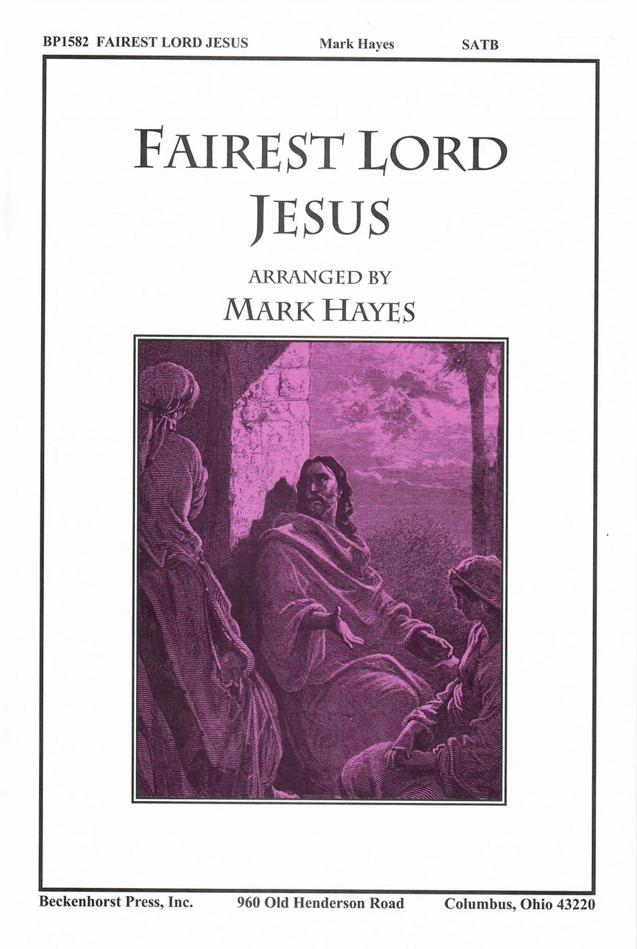 Fairest Lord Jesus - Hayes 4-Part scores gallery preview page 1
