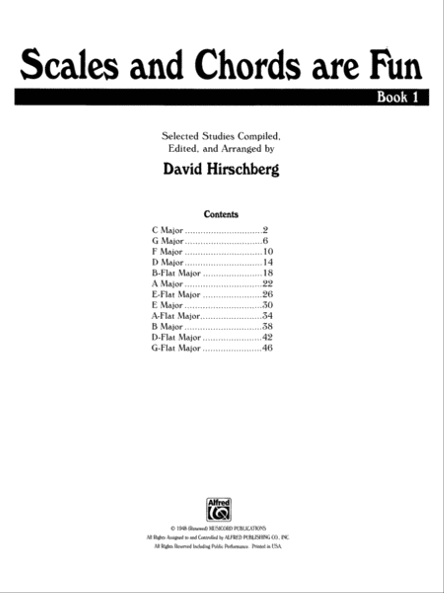 Scales and Chords Are Fun, Book 1 Piano Method scores gallery preview page 2