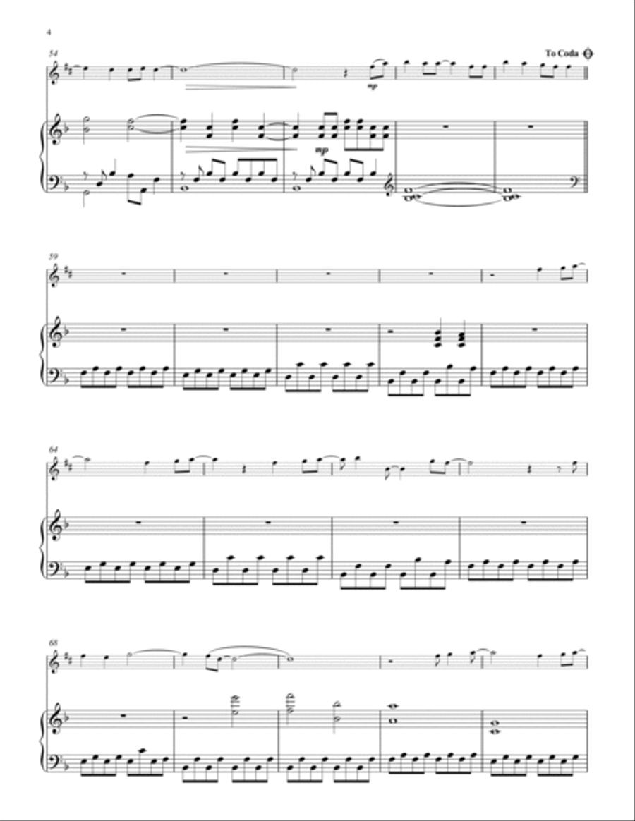 A Million Dreams (from The Greatest Showman) Alto Saxophone scores gallery preview page 4