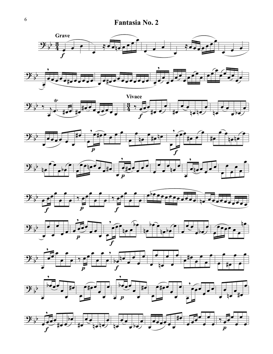 Twelve Fantasias for Tuba Tuba scores gallery preview page 5