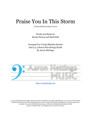 Book cover for Praise You In This Storm