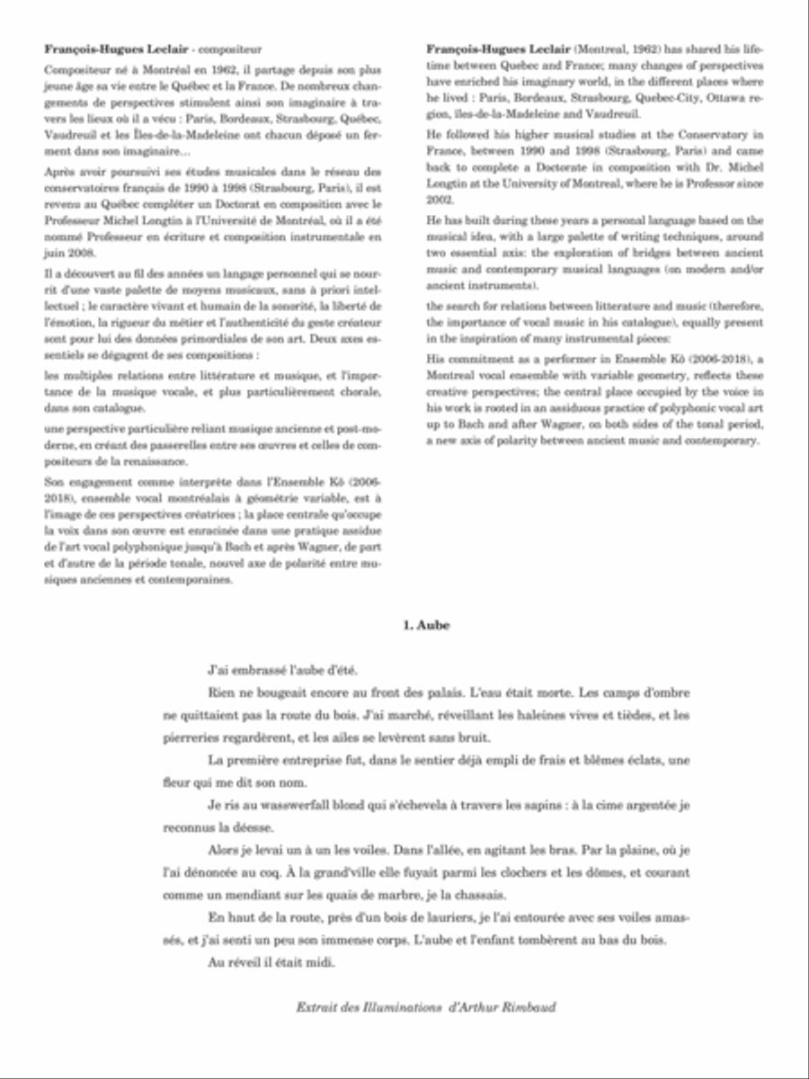 Fulgurances, opus 75 Clarinet Solo scores gallery preview page 2