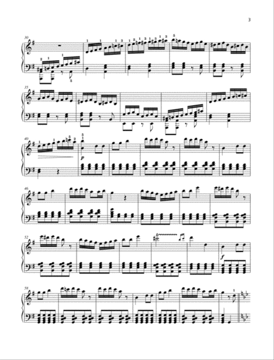 Rage over a lost penny, Op. 129 Piano Solo scores gallery preview page 2