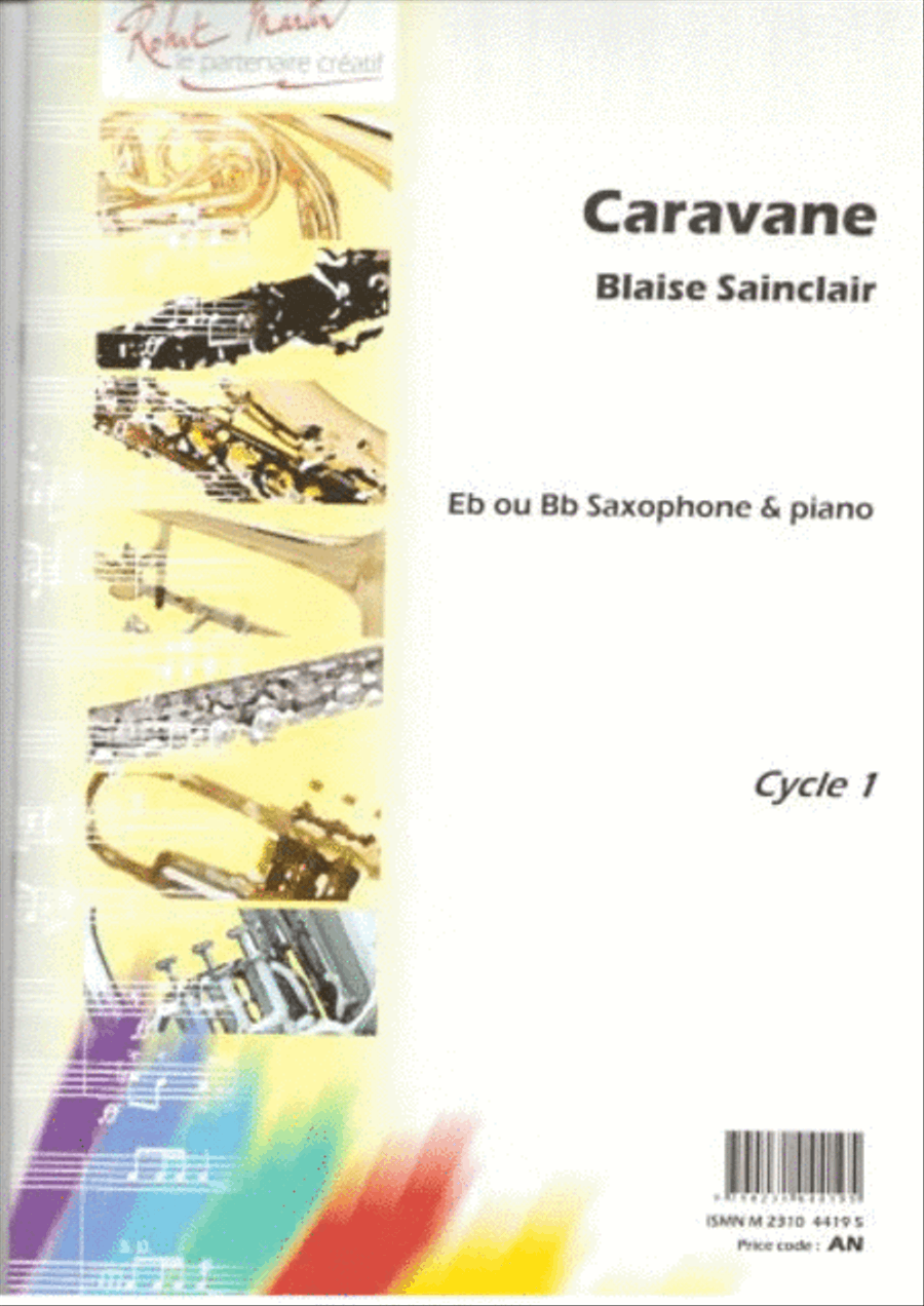 Caravane Piano Accompaniment scores gallery preview page 1