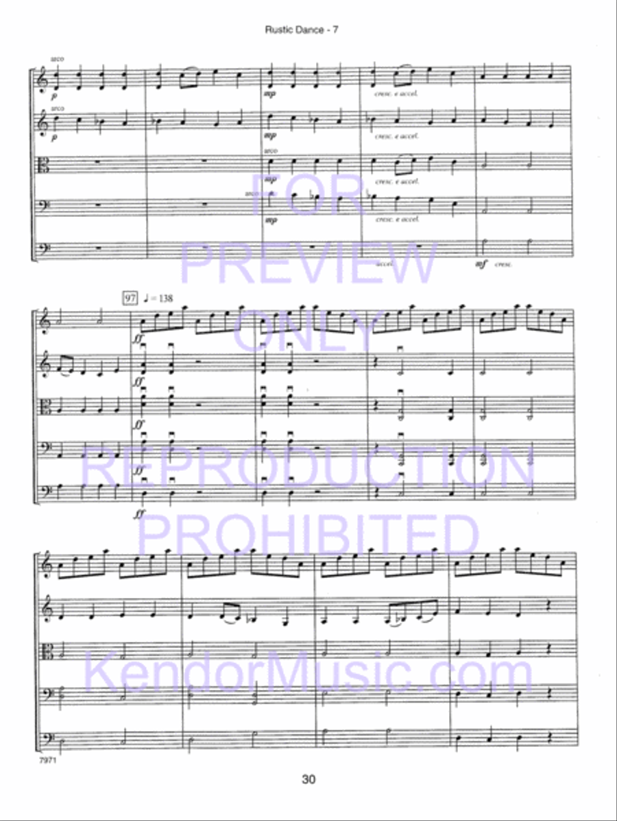 Kendor Concert Favorites , Volume 1 (Score) - with MP3s String Orchestra scores gallery preview page 35