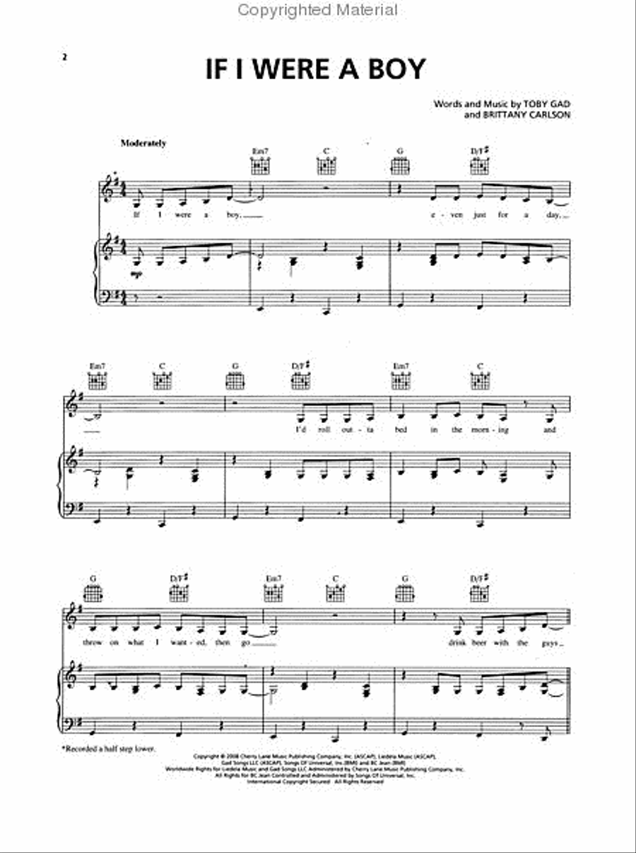 Beyoncé – I Am ... Sasha Fierce Piano, Vocal, Guitar scores gallery preview page 2