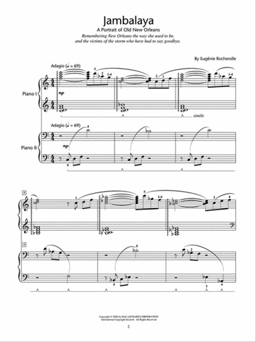 Jambalaya Jambalaya Piano Method scores gallery preview page 2