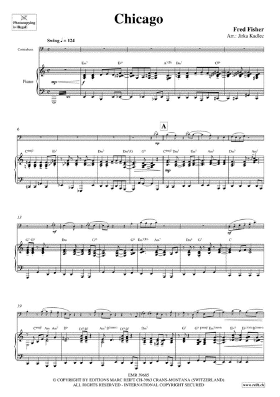Chicago Double Bass scores gallery preview page 4