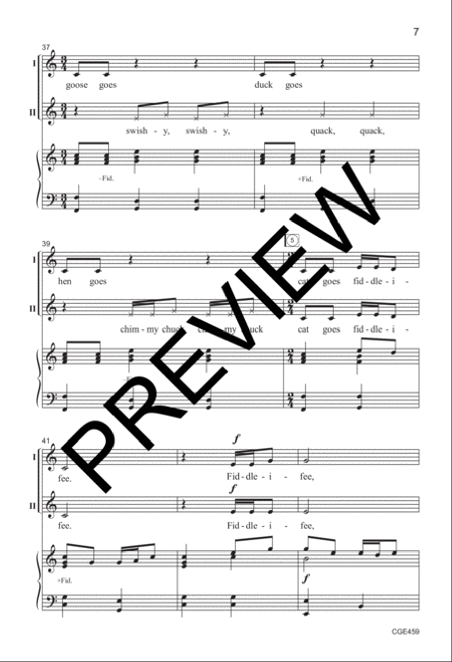 Barnyard Jamboree (Two-part) 2-Part scores gallery preview page 6