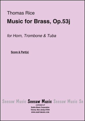 Music for Brass, Opus 53j