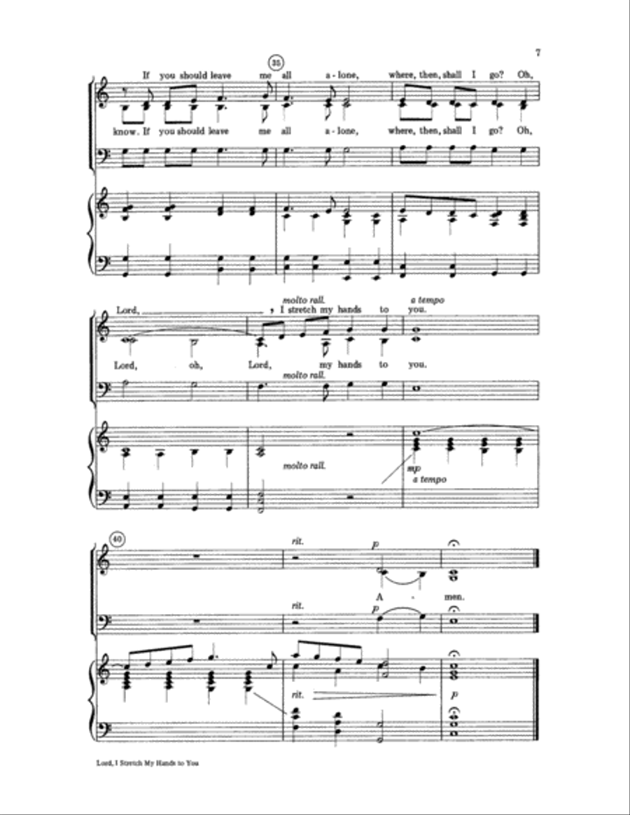 Lord, I Stretch My Hands to You Choir scores gallery preview page 7