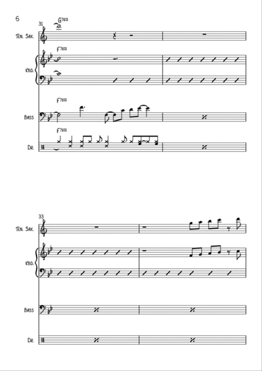 Seven In One Jazz Ensemble scores gallery preview page 6