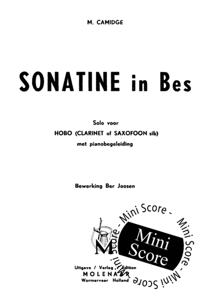 Sonatine in B-flat