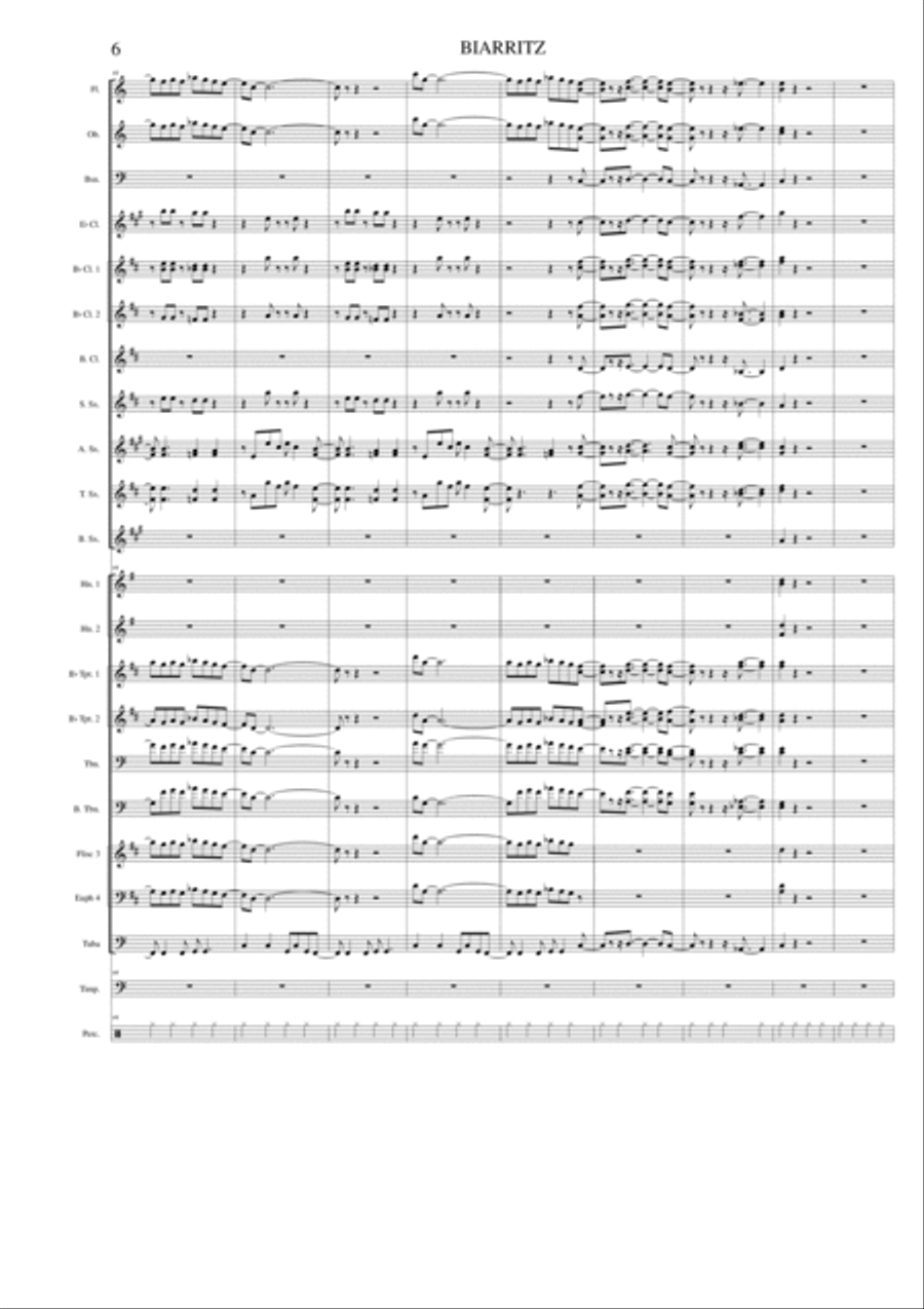 Biarritz Biarritz Concert Band scores gallery preview page 6