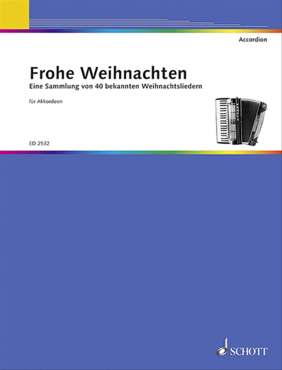 Frohe Weihnachten Accordion