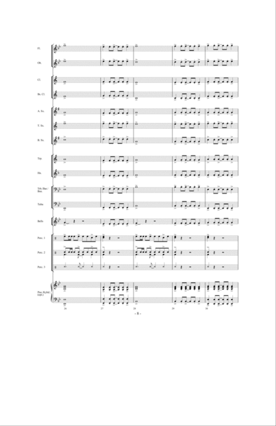 Mi Casa Es Su Casa Mi Casa Es Su Casa Concert Band scores gallery preview page 7