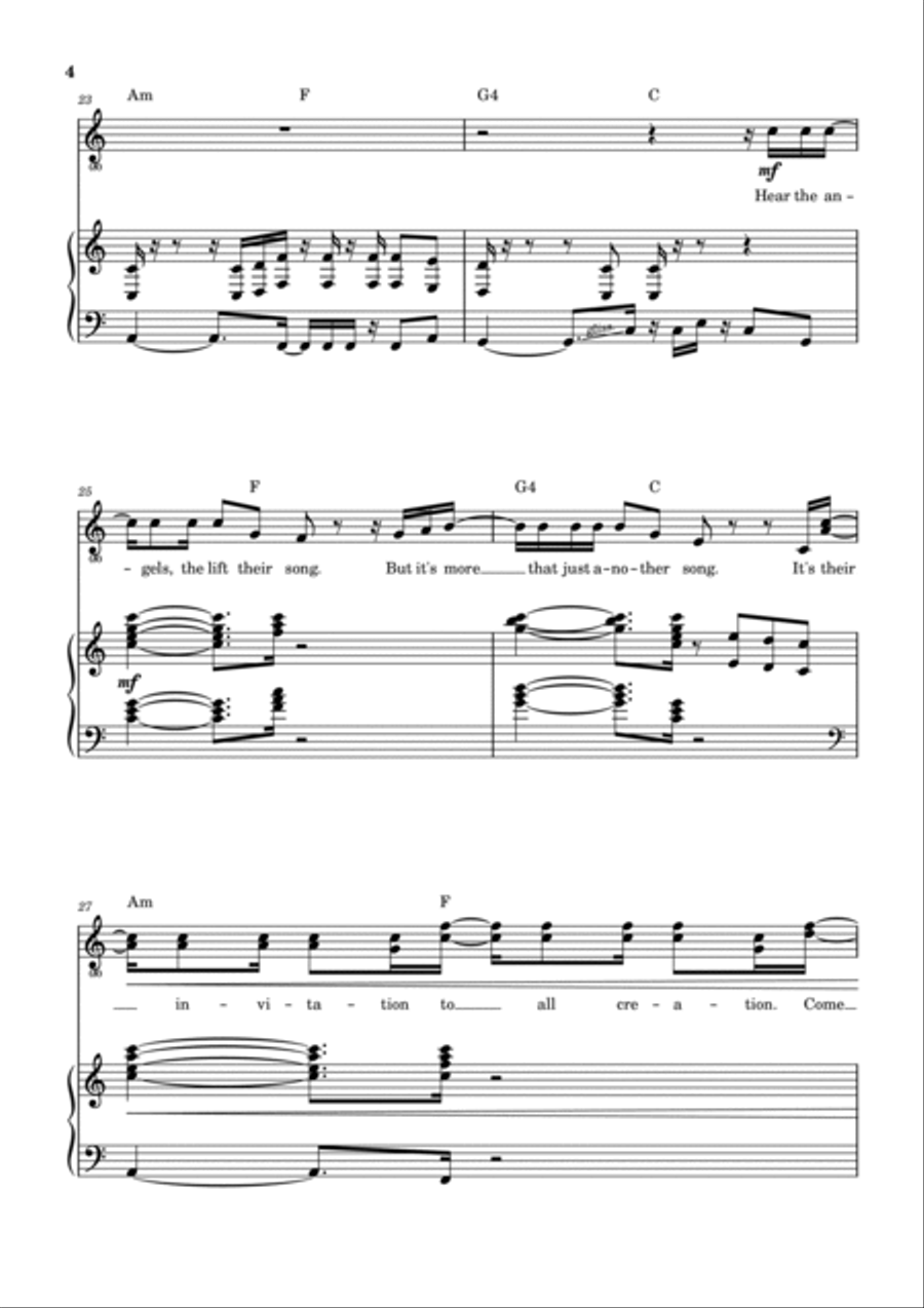 Make Way Piano, Vocal, Guitar scores gallery preview page 5