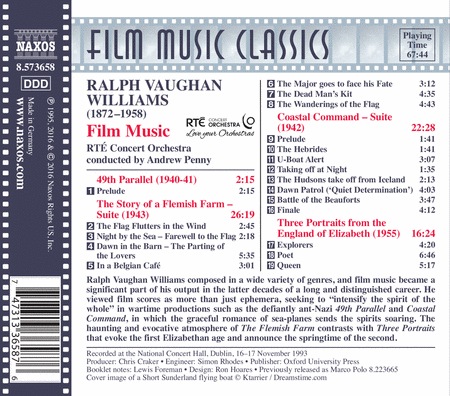 Vaughan Williams: Film Music Classics