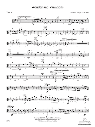 Wonderland Variations: Viola