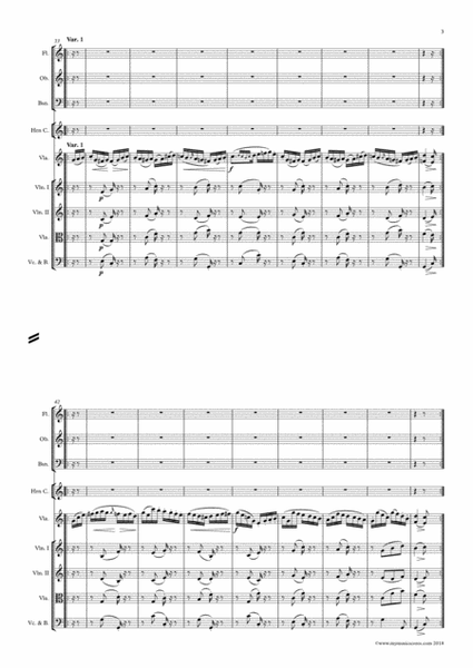 Weber Variations on 'A Schüsserl und a Rein'dl' J.49 for Viola and Orchestra.