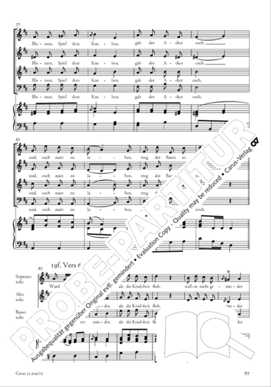 Dank-Hymne der Freundschaft 4-Part scores gallery preview page 68