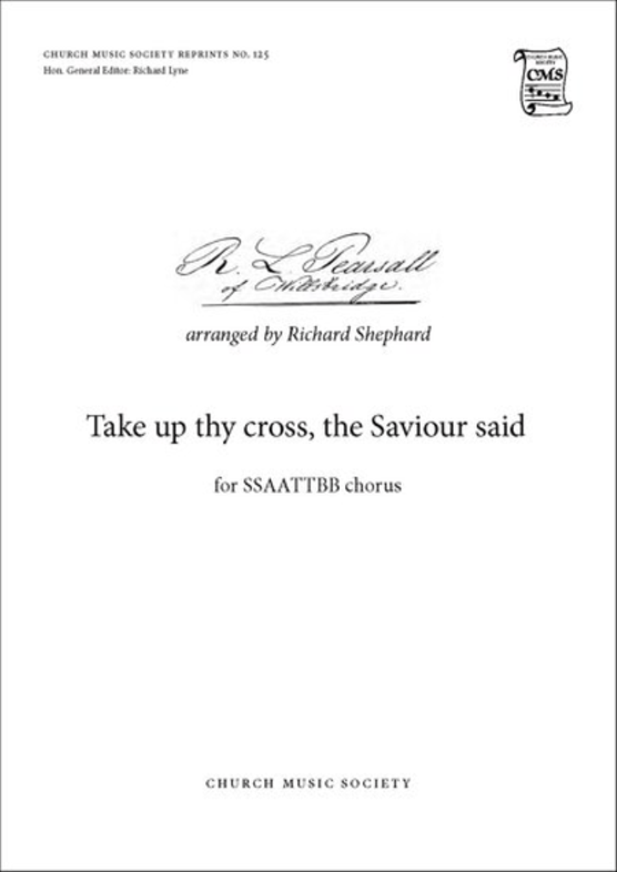 Take up thy cross Take up thy cross SSAATTBB scores gallery preview page 1