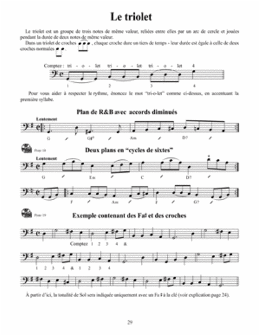 MÃ©thode de guitare basse-1 Bass Guitar scores gallery preview page 4