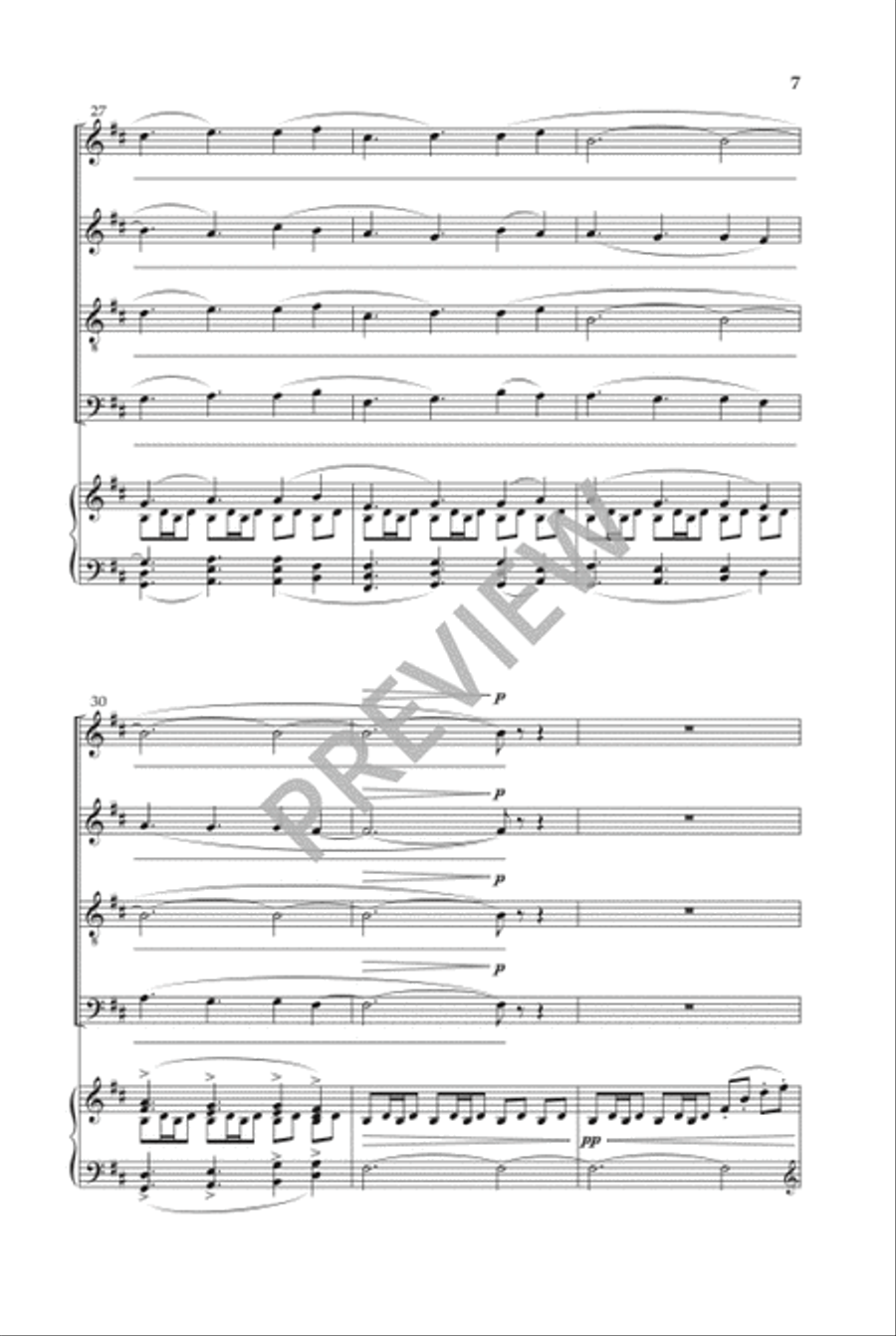 Fresh and Fearless 4-Part scores gallery preview page 8