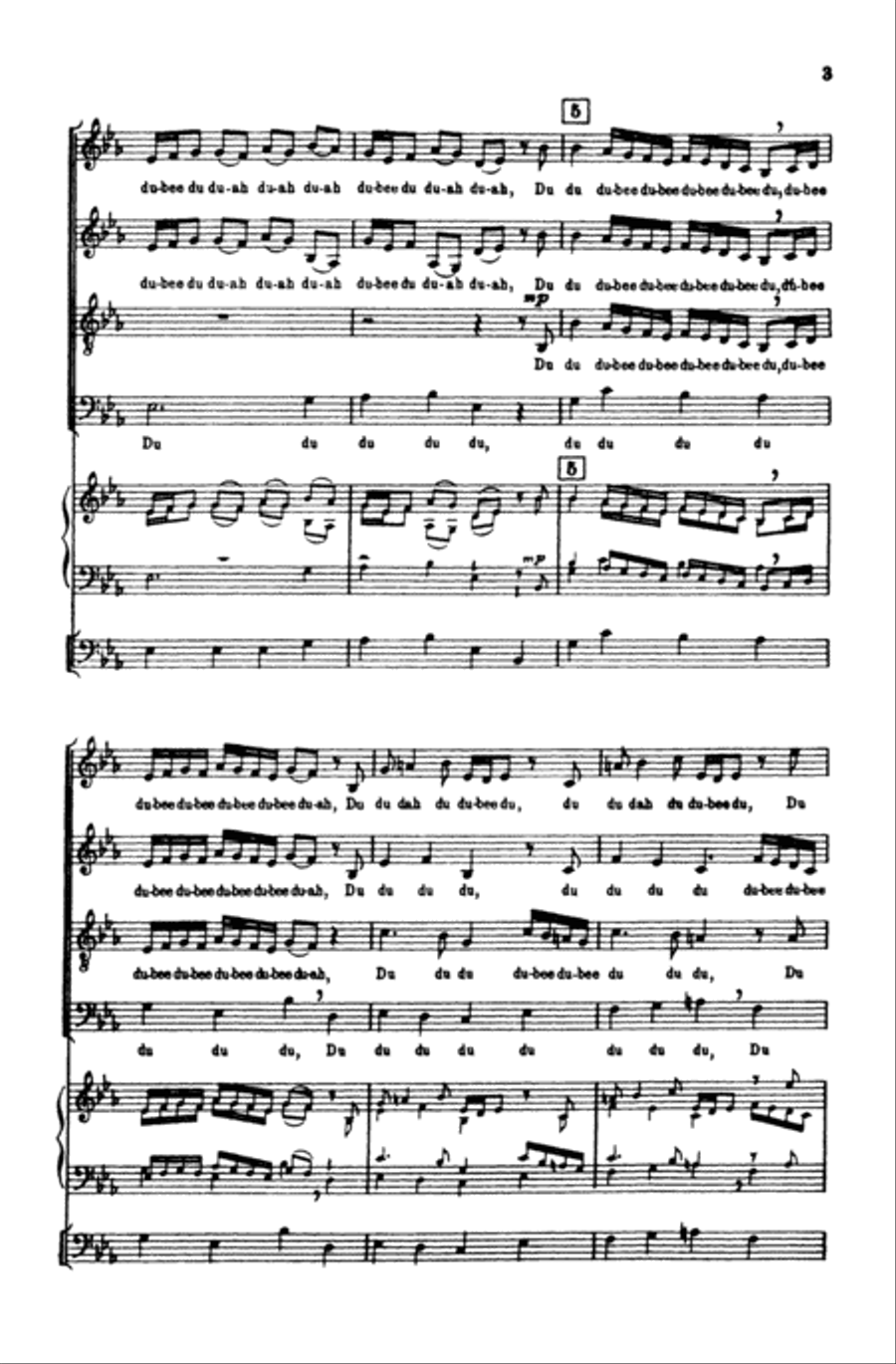 Sleepytime Bach (Sleepers Wake, Cantata 140) Choir scores gallery preview page 2