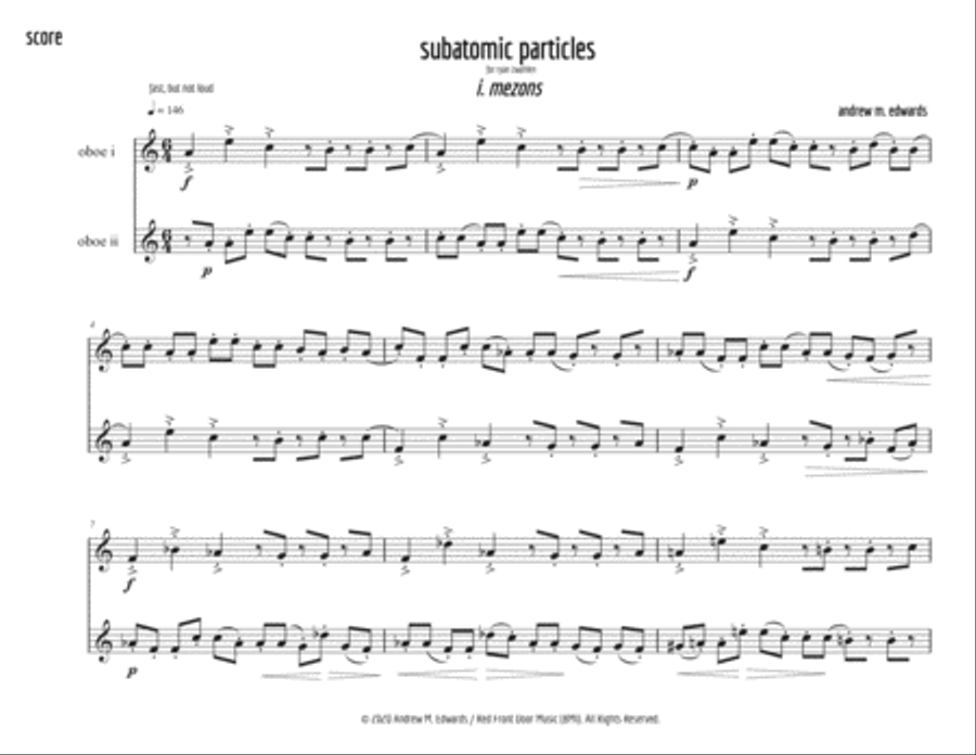 subatomic particles subatomic particles Woodwind Duet scores gallery preview page 3